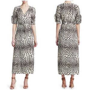 Sea New York Leo Wrap Dress 4 leopard animal print